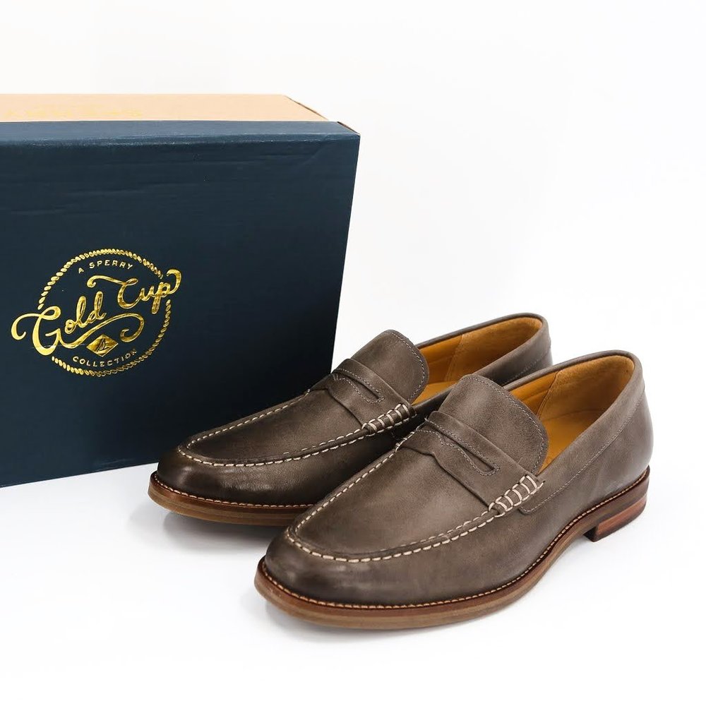 MIB Sperry Mens Gold Cup Exeter Penny Motel Loafers